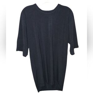 Vtg Y2k Early Winters Sleep Shirt L Black USA Mint